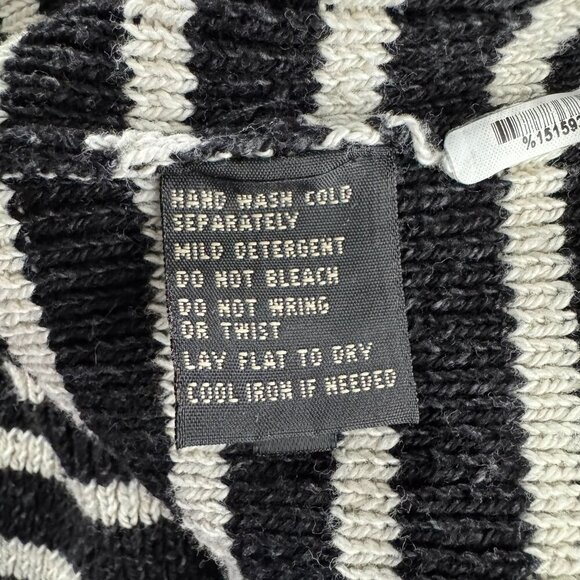 RRL Double RL Ralph Lauren Sweater Mens Medium Striped Shoulder Buttons FS-1342 - Picture 8 of 9